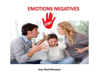 EMOTIONS NEGATIVES
Jean Noel Macaque
 