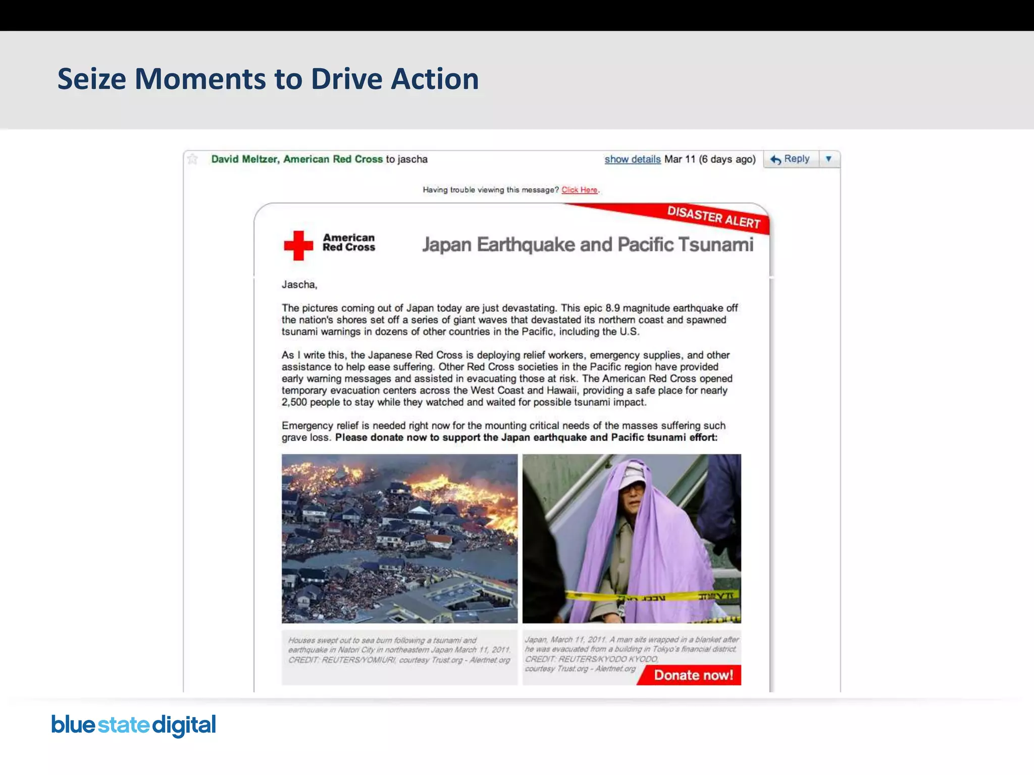 Seize Moments to Drive Action