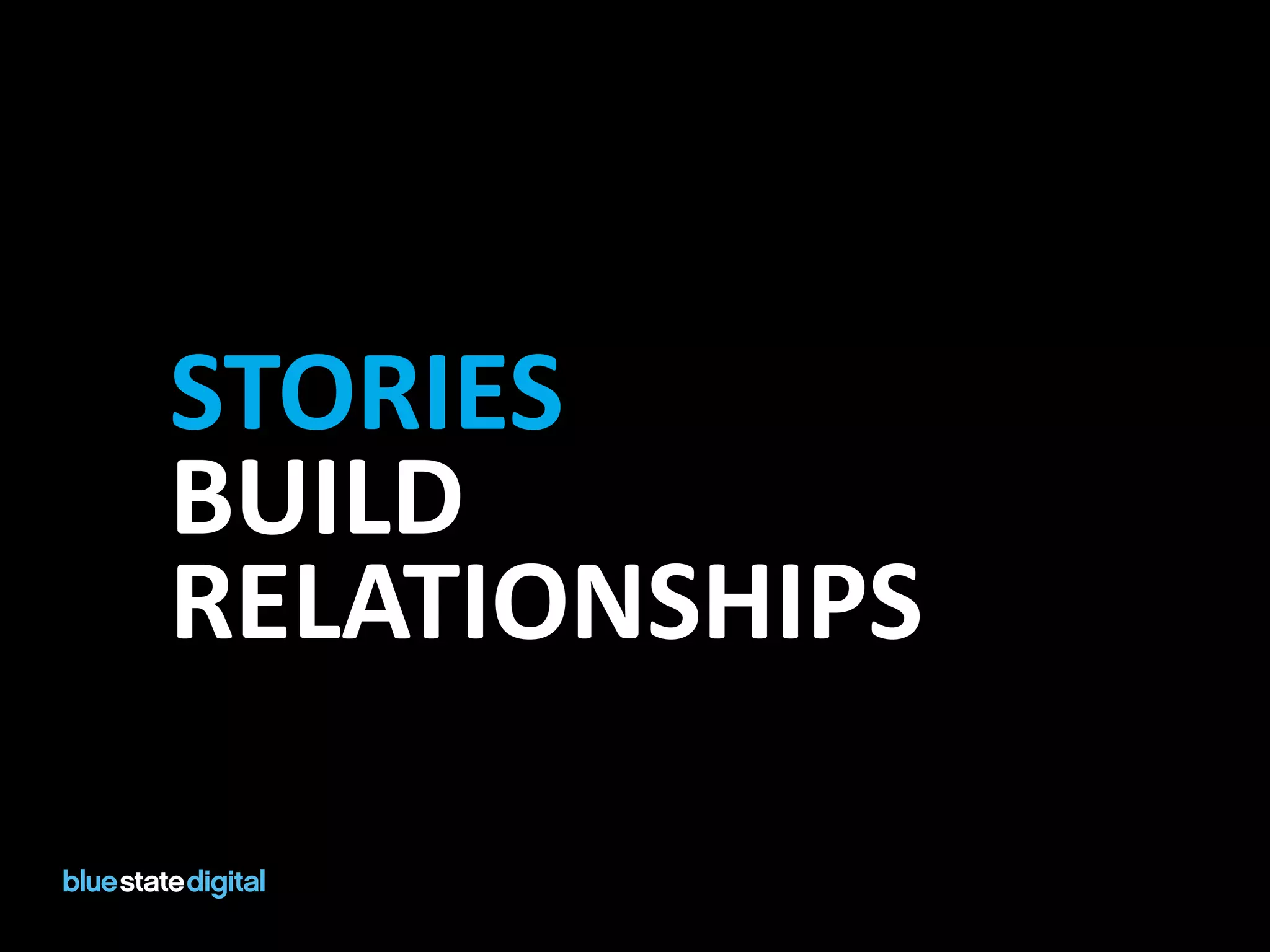 StoriesBuild Relationships