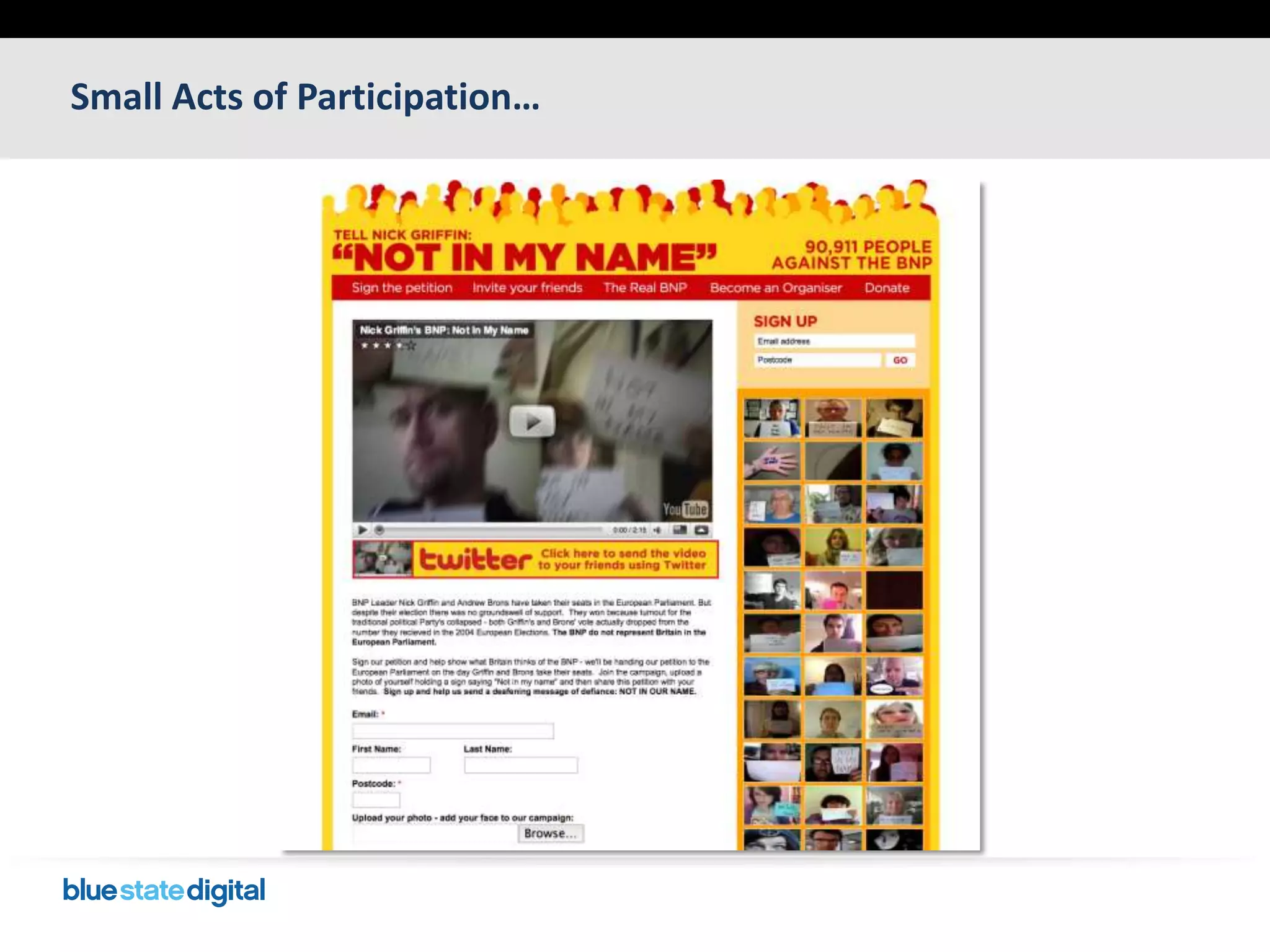 Small Acts of Participation…