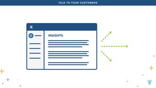 TALK TO YOUR CUSTOMERS 
 