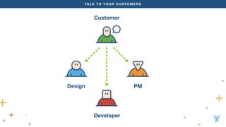 TALK TO YOUR CUSTOMERS 
 