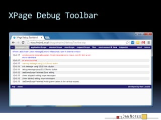 XPage Debug Toolbar

 