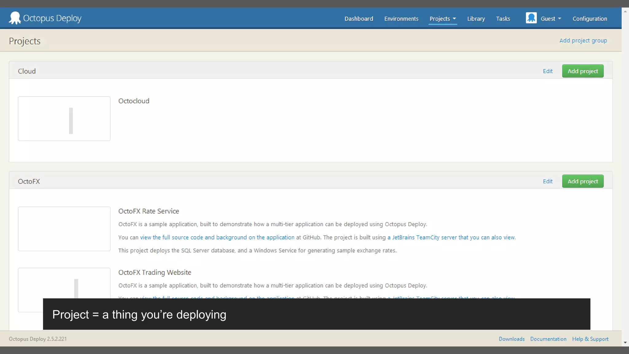 @damovisa | #dddmelb
Project = a thing you’re deploying
 