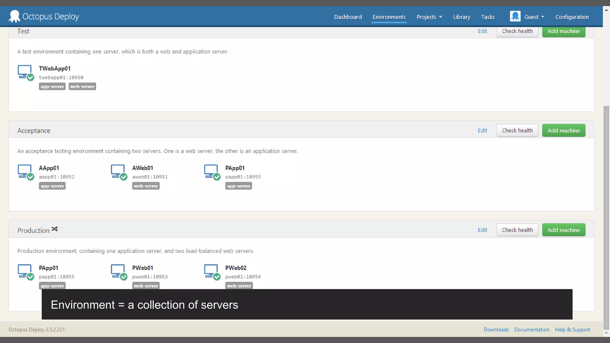 @damovisa | #dddmelb
Environment = a collection of servers
 