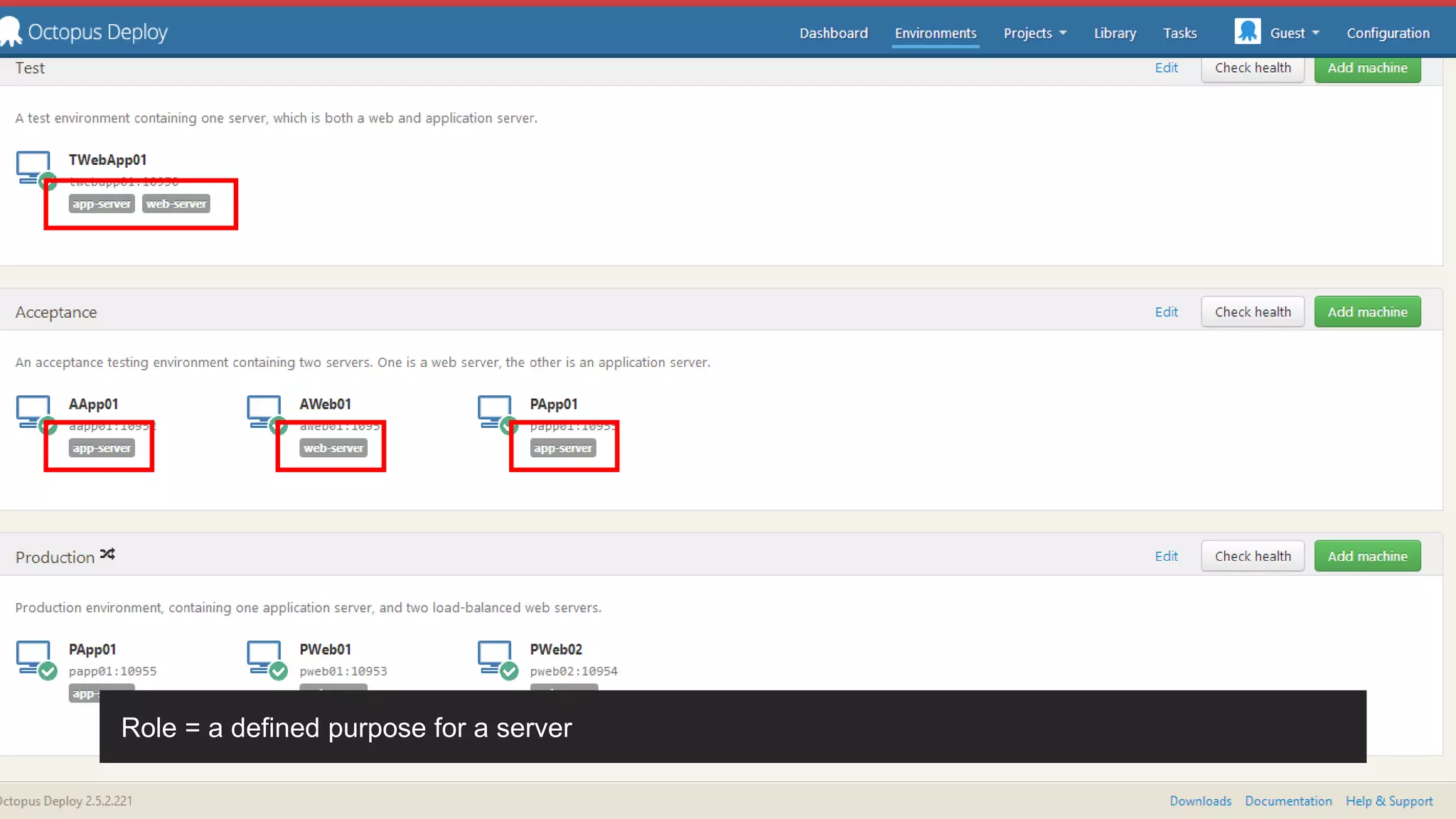 @damovisa | #dddmelb
Role = a defined purpose for a server
 