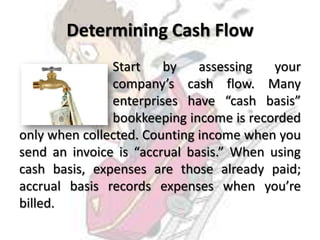 Stop fearing the cash flow roller coaster(finished)