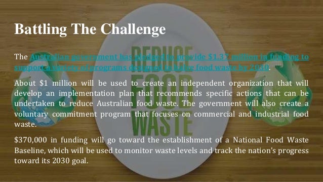 Stop food waste a strategic plan by australia | PPTX
