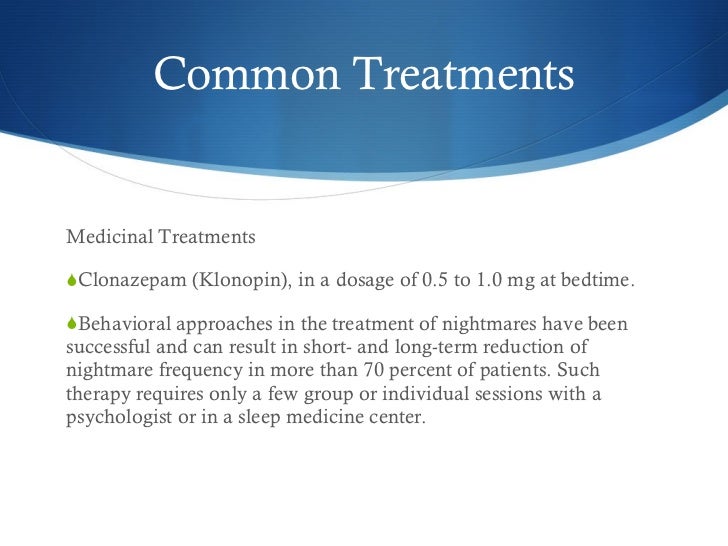 How to stop nightmares