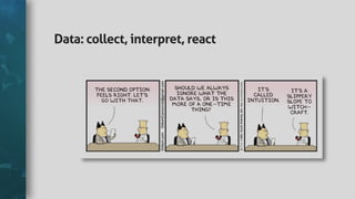 Data:collect,interpret,react
 