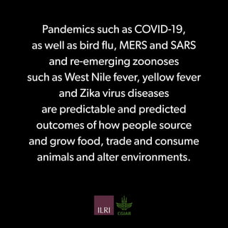 Preventing the next pandemic: a 12-slide primer on emerging zoonotic diseases