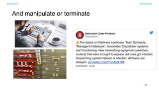 @spoole167
And manipulate or terminate
34
@spoole167 @olimpiupop
 