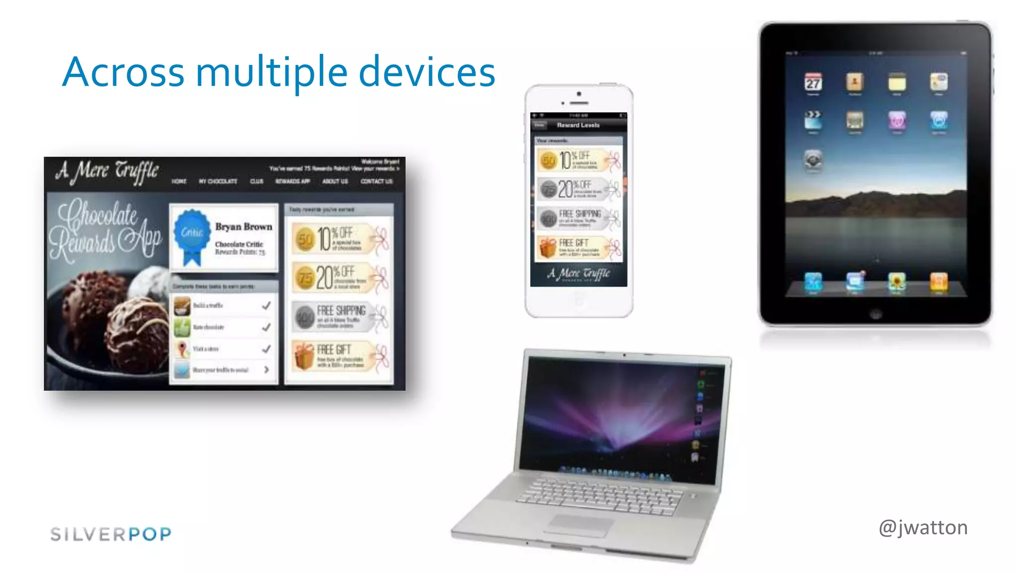 @jwatton
Across multiple devices
 