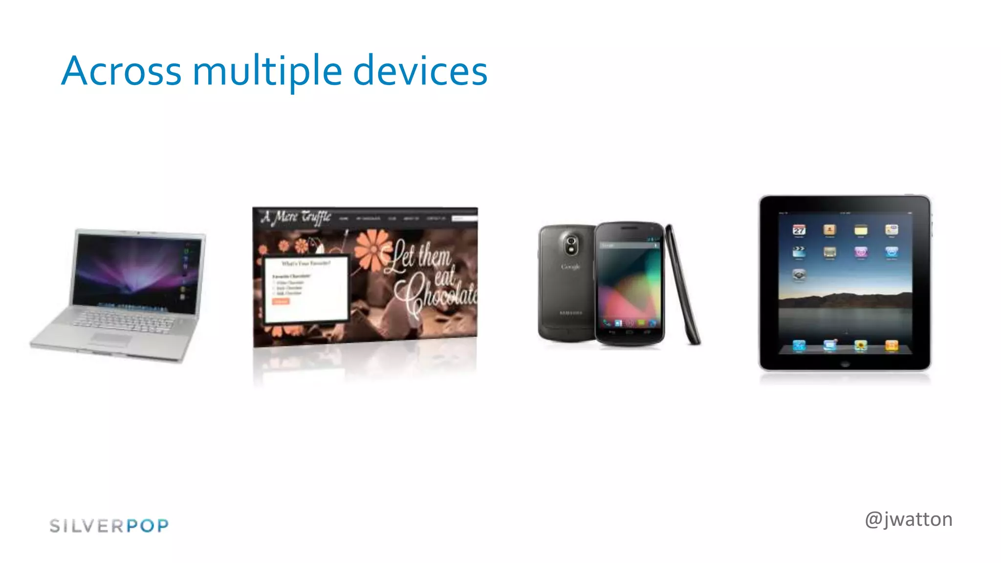 @jwatton
Across multiple devices
 
