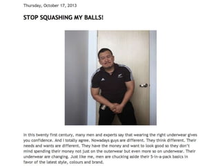 Stop squashing my balls