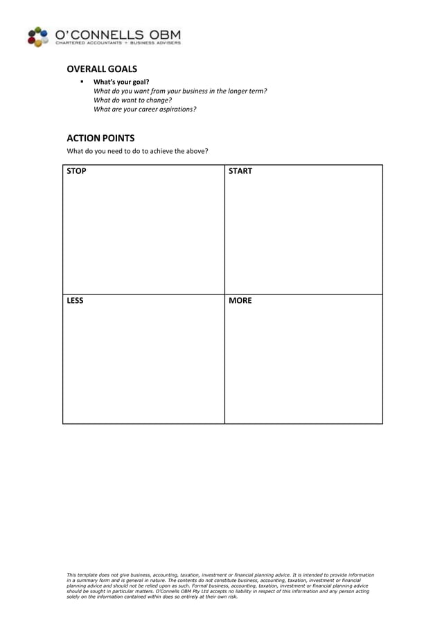 Goal Setting Template | DOCX | Personal Taxes | Personal Finance