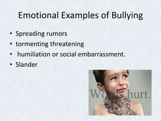 Stop the bullying | PPT