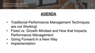 Performance Management Masterclass: Stop Torturing Your Managers and Employees - Give Them Something of Value!