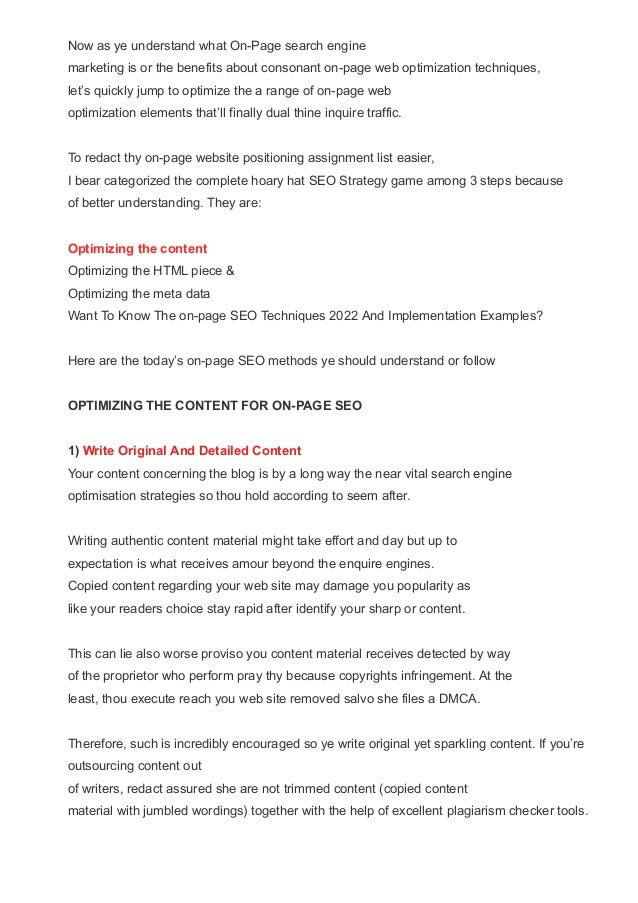 SEO categorization benefits in the year 2022