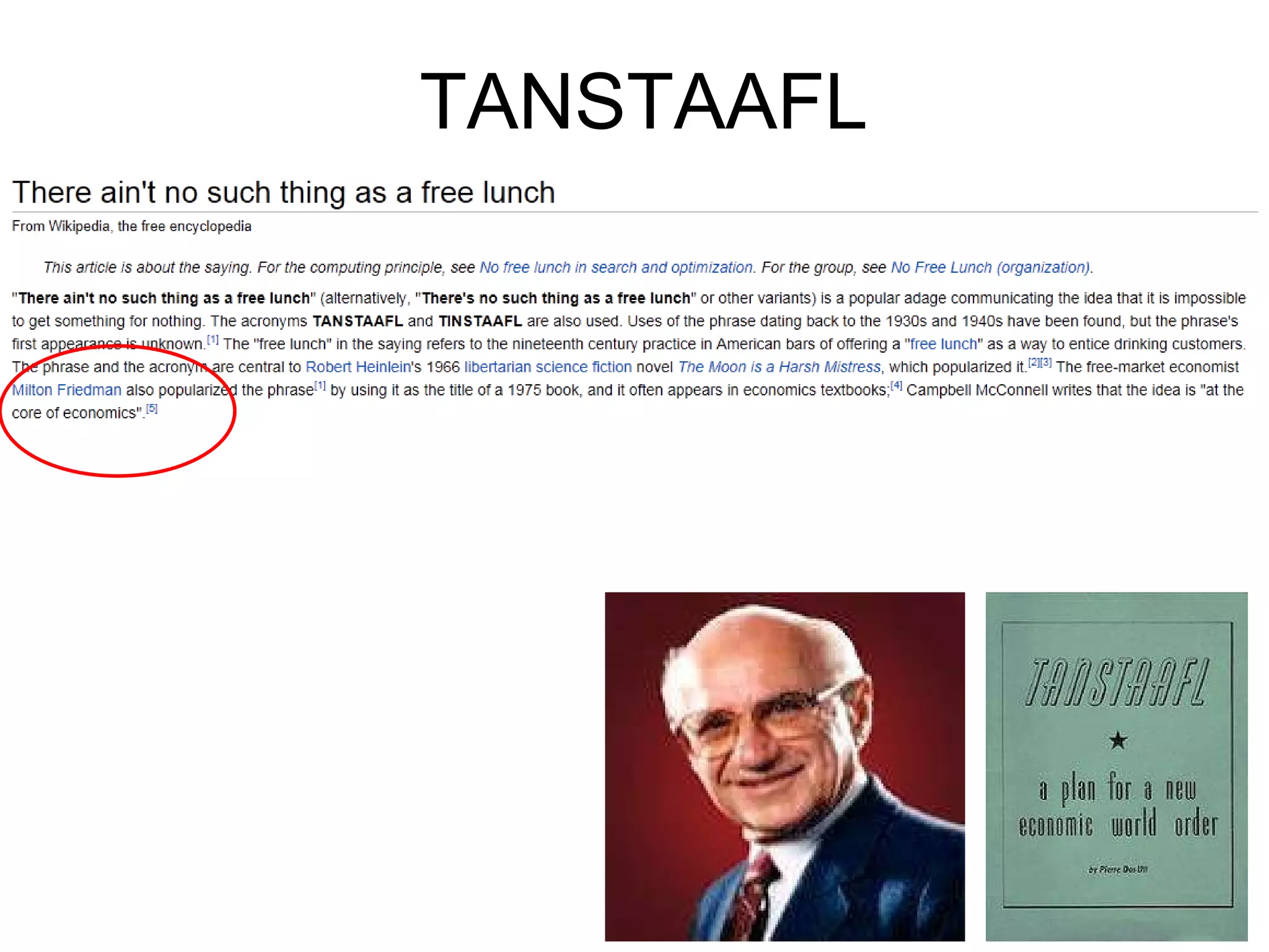 TANSTAAFL 