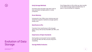 Exploring Storage Technologies: From Evolution to Performance | PPTX ...