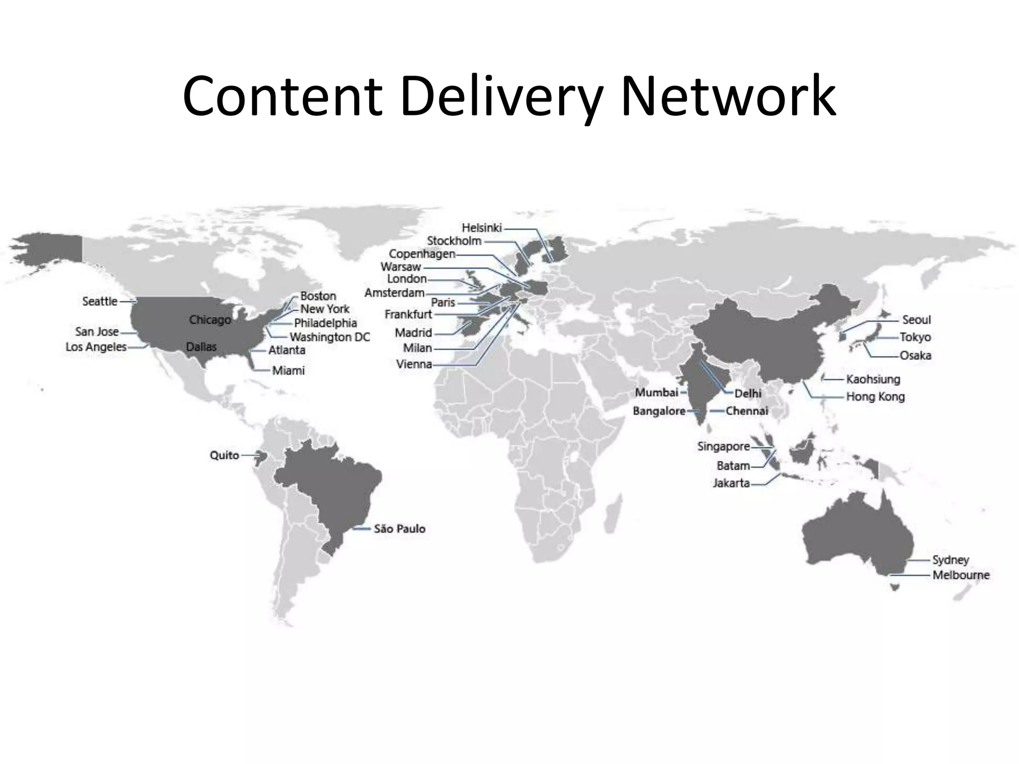 Content Delivery Network
 
