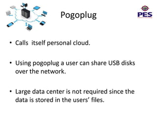 Storage side computing for data management in private and public clouds