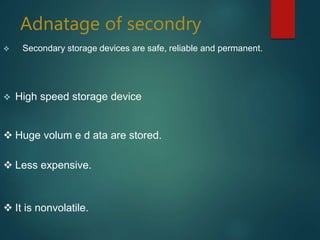 secondry storage ahsan warraich