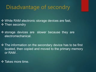 secondry storage ahsan warraich