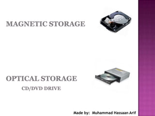 Storage and memory devices | PPTX