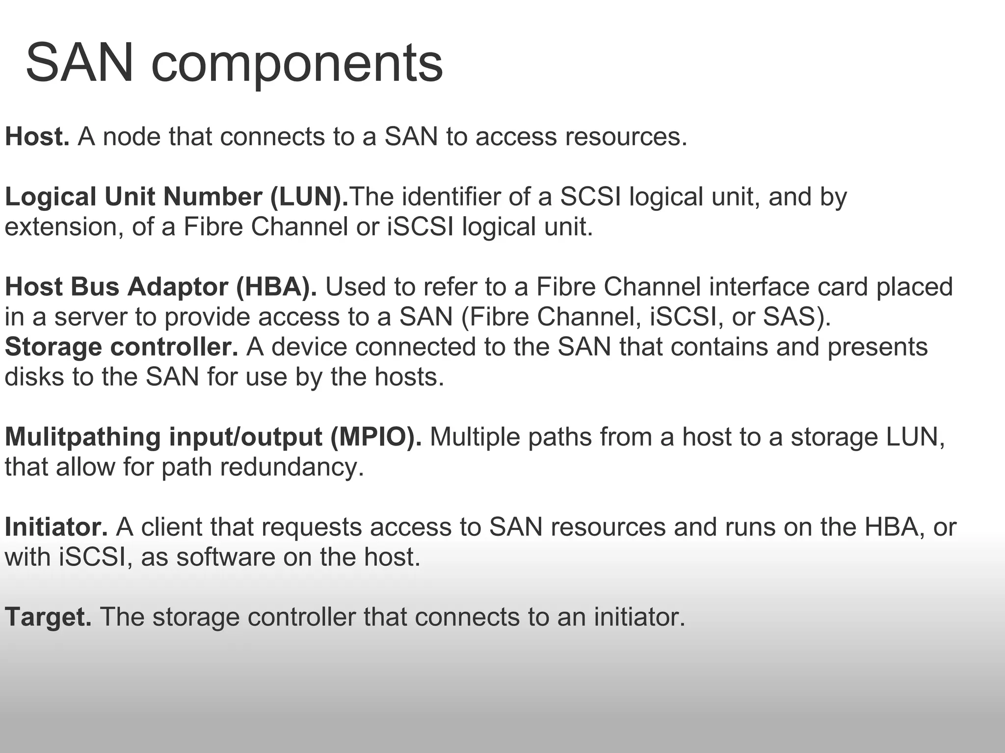 Storage Area Network | PPT