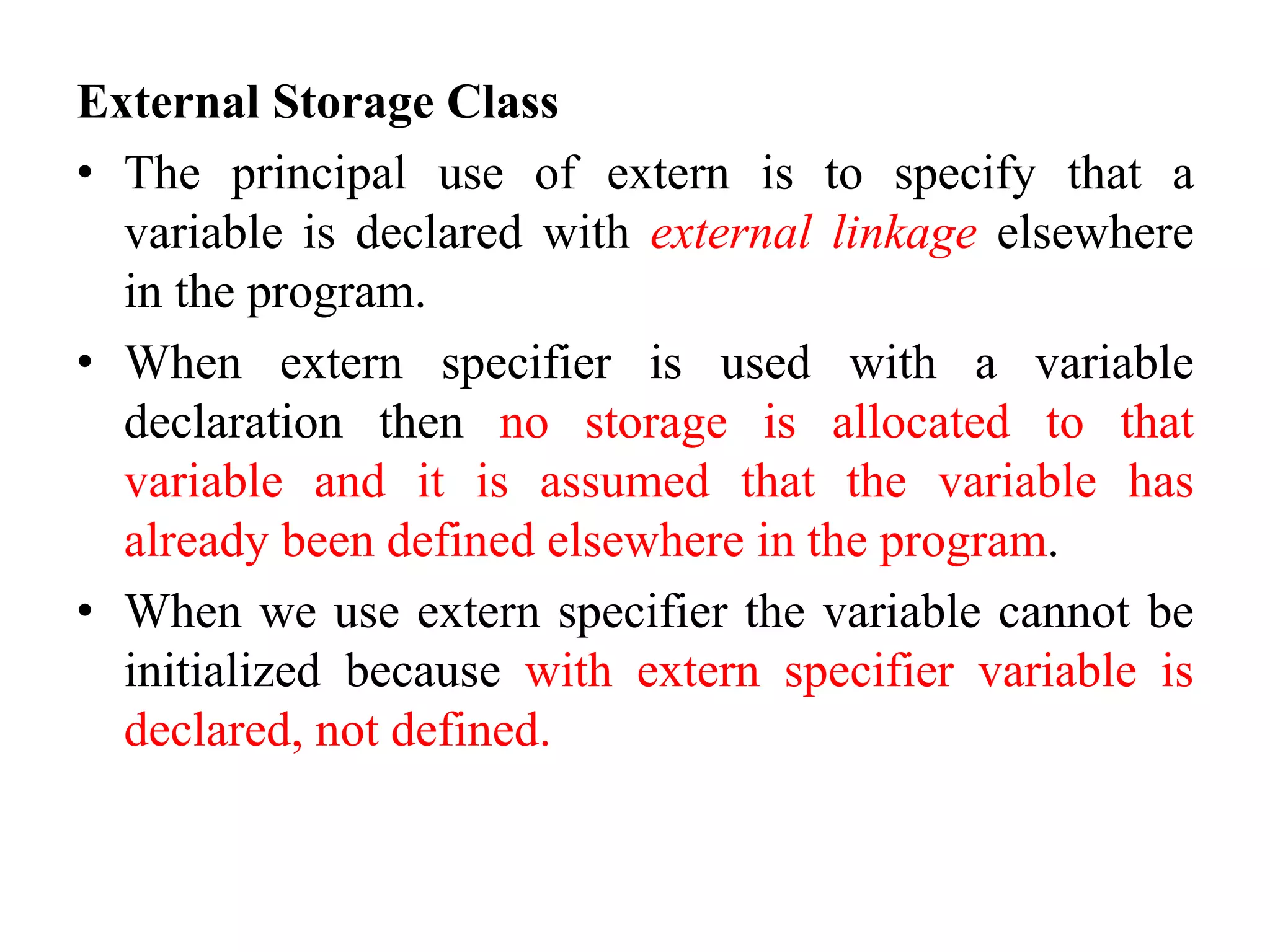 Storage class | PPTX
