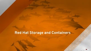 Red Hat Storage and Containers
 