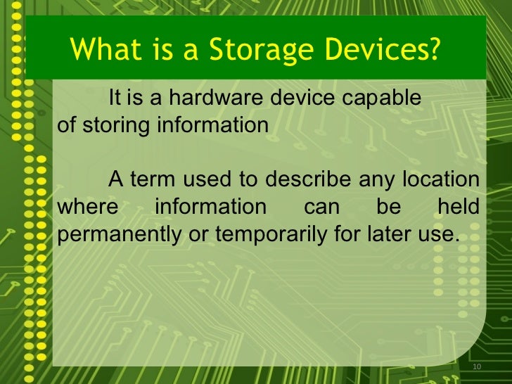 Storage device