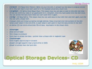 Storage Devices | PPTX