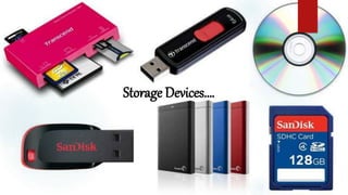 Storage Devices….
 