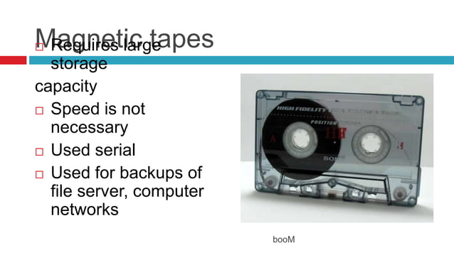 Storage Devices And Media | PPT
