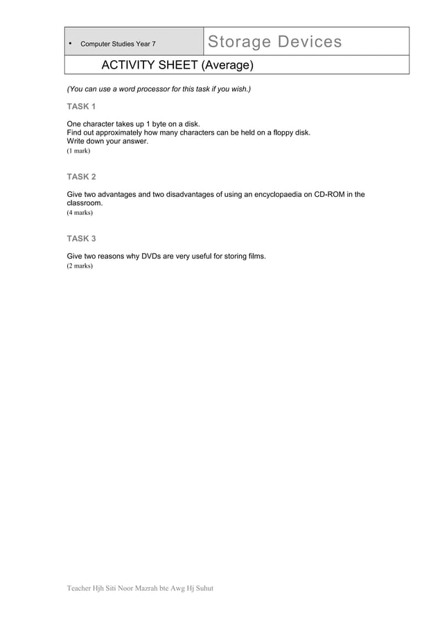 Storage Devices Homework average PDF Free Download storage-devices-homework-average-pdf-free-download