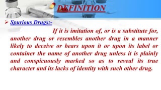 Spurious Drug Example Storage & maintenance of medicines. | PPTX