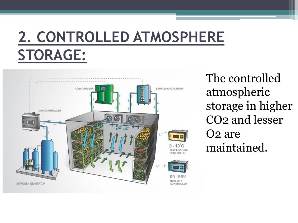 Storage of horticultural crops