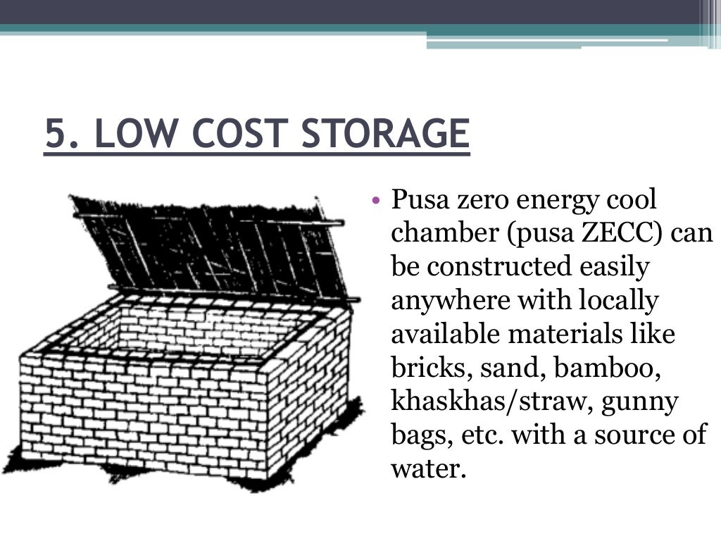 Storage of horticultural crops