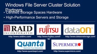 •
•

http://www.raidinc.com/

http://www.fujitsu.com/f
ts/

http://www.quantaqct.com/

http://www.dataonstorage.com/

http...