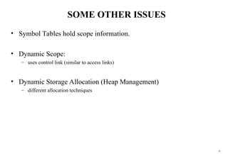 Storage Organitation and its stack allocation of space | PPT