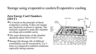 Zecc Storage Storage of horticultural produces. ppt | PPTX