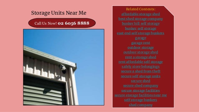 Storage Sheds I Albury Wodonga Storage Contact Us Today 02 6056 88