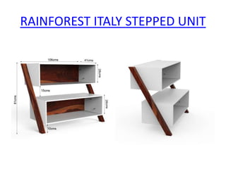 RAINFOREST ITALY STEPPED UNIT
 