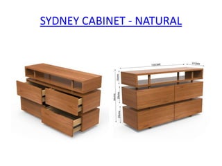 SYDNEY CABINET - NATURAL
 