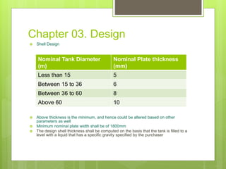 Storage vessel design | PPTX