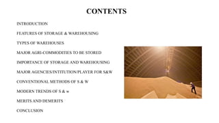 Storage and warehousing | PPTX