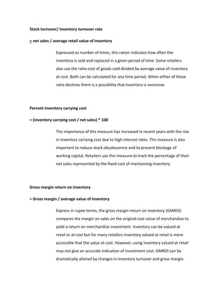 Store Operations ...